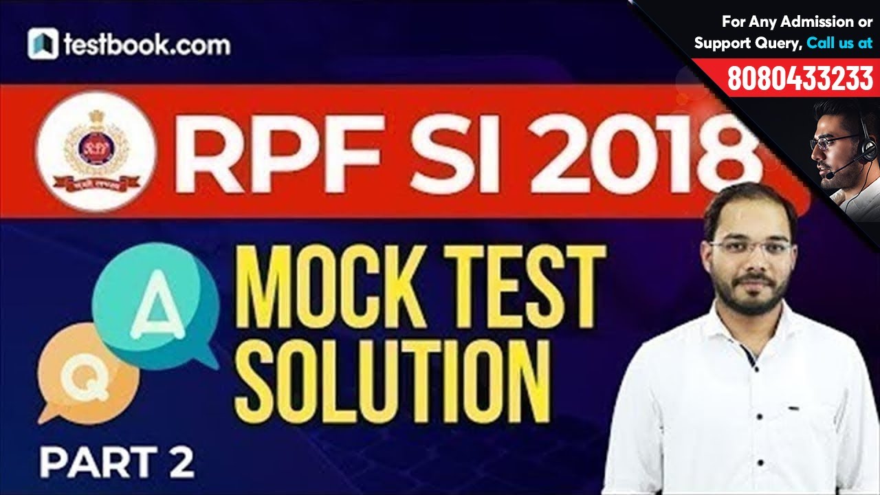 RPF SI 2018 | Reasoning Mock Test Solution Part 2 | Based on RPF SI Syllabus | Parikalp Sir