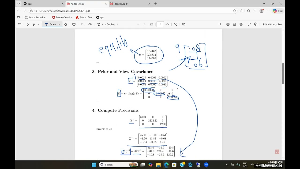 Black–Litterman for Maximum Sharpe Optimization Theory and Numerical Example