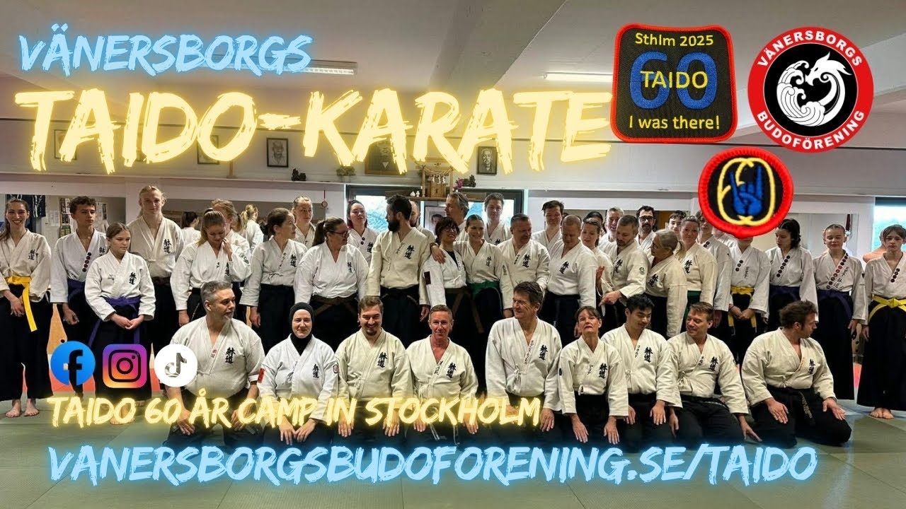 Taido 60 år camp in Stockholm 