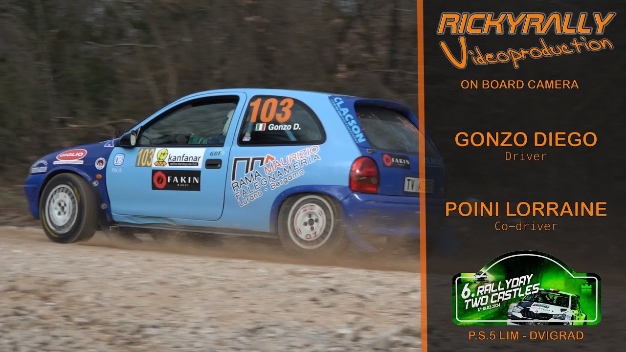 OBC GONZO - POINI // 6° Rallyday Two Castles 2024 // P.S.5 Lim - Dvigrad