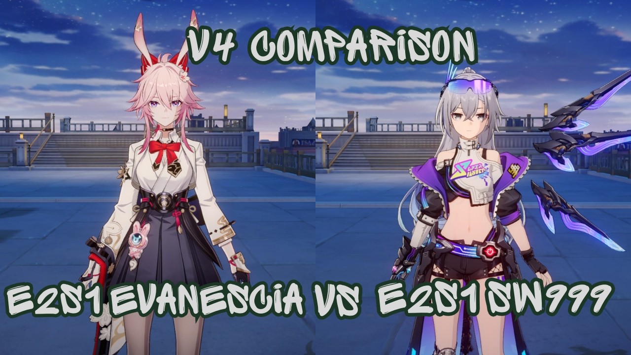 (V4) HSR 4.2 | No Bugs E2S1 Evanescia vs E2S1 SW999 in Non-Shill Environment | 4.1/4.0 Knight II