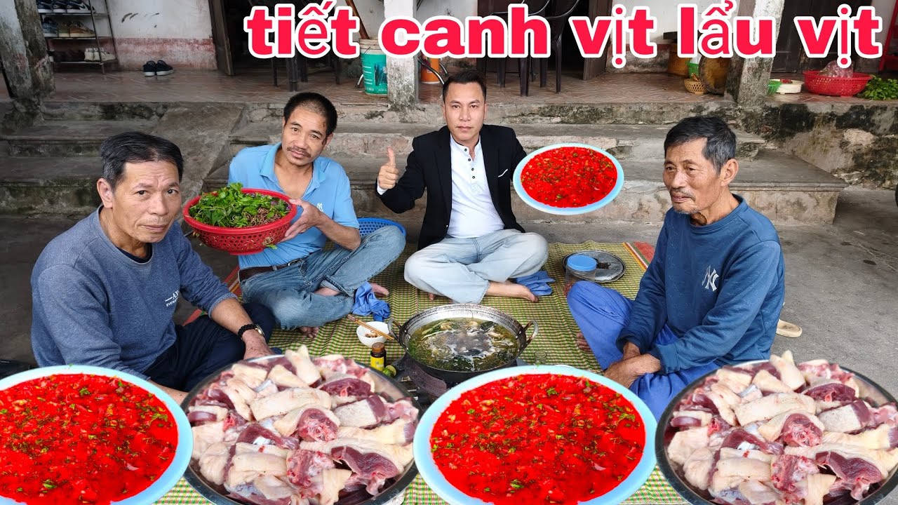 Tiết Canh Vịt Lẩu Vịt, Lê Toàn Food, Tiếp Thánh Ăn Tiết Canh