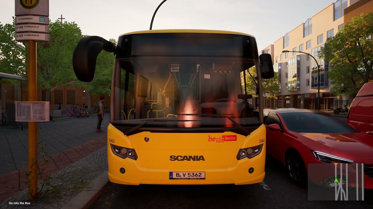 The Bus - Berlin | Crazy driver | Summer evening | Rain | 4K | GAMEPLAY !