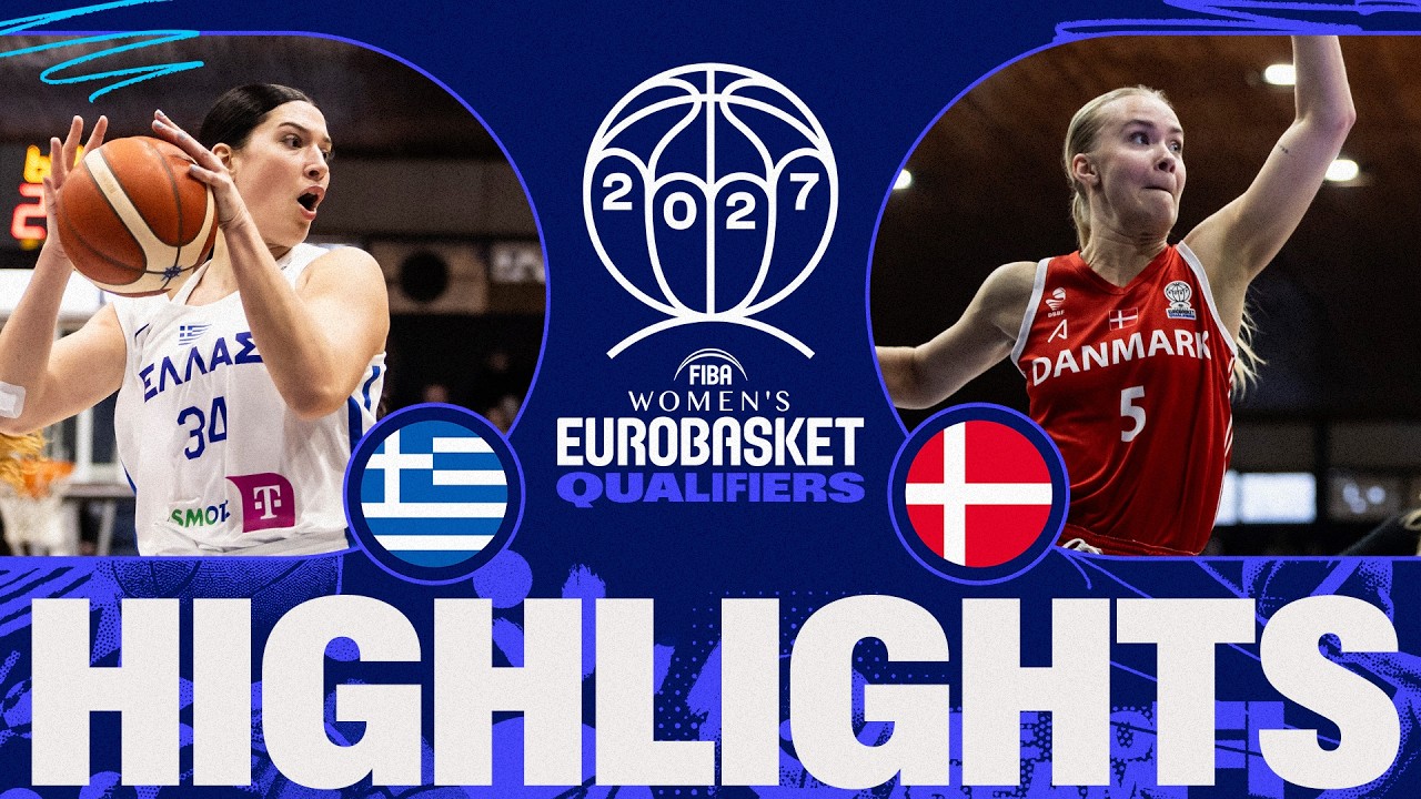 Greece 🇬🇷 v Denmark 🇩🇰 | Full Game Highlights | FIBA Women's EuroBasket 2027 Qualifiers