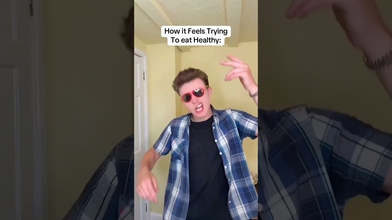 Trying to Eat healthy be like 😭