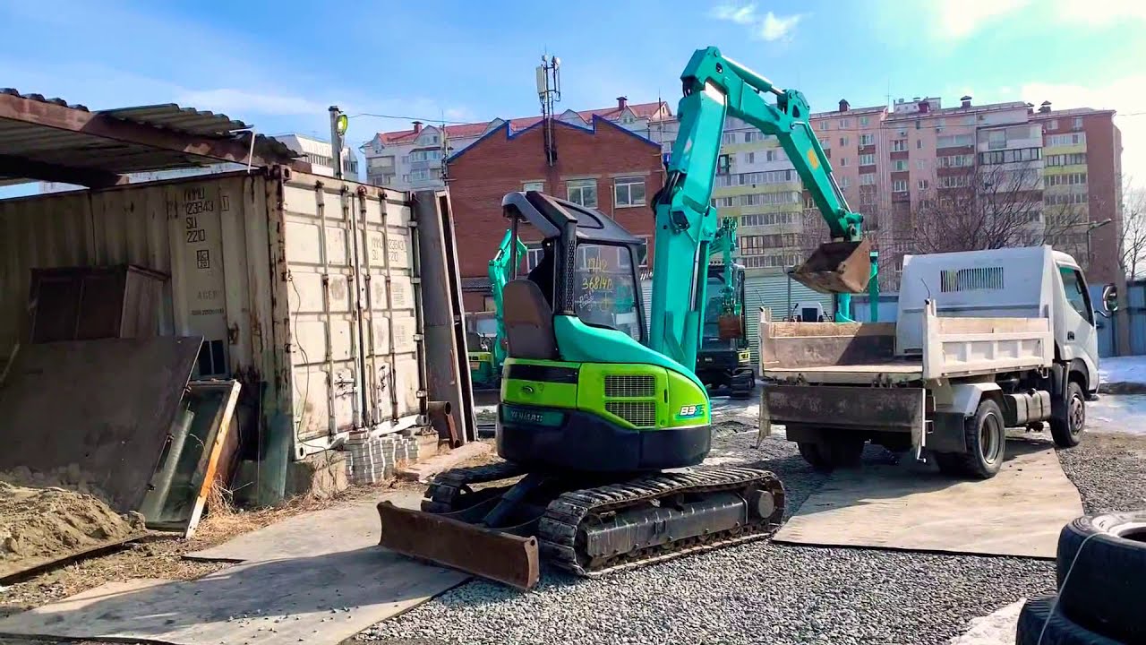 Экскаватор Янмар В3-3А поехал к с своим новым владельцам !