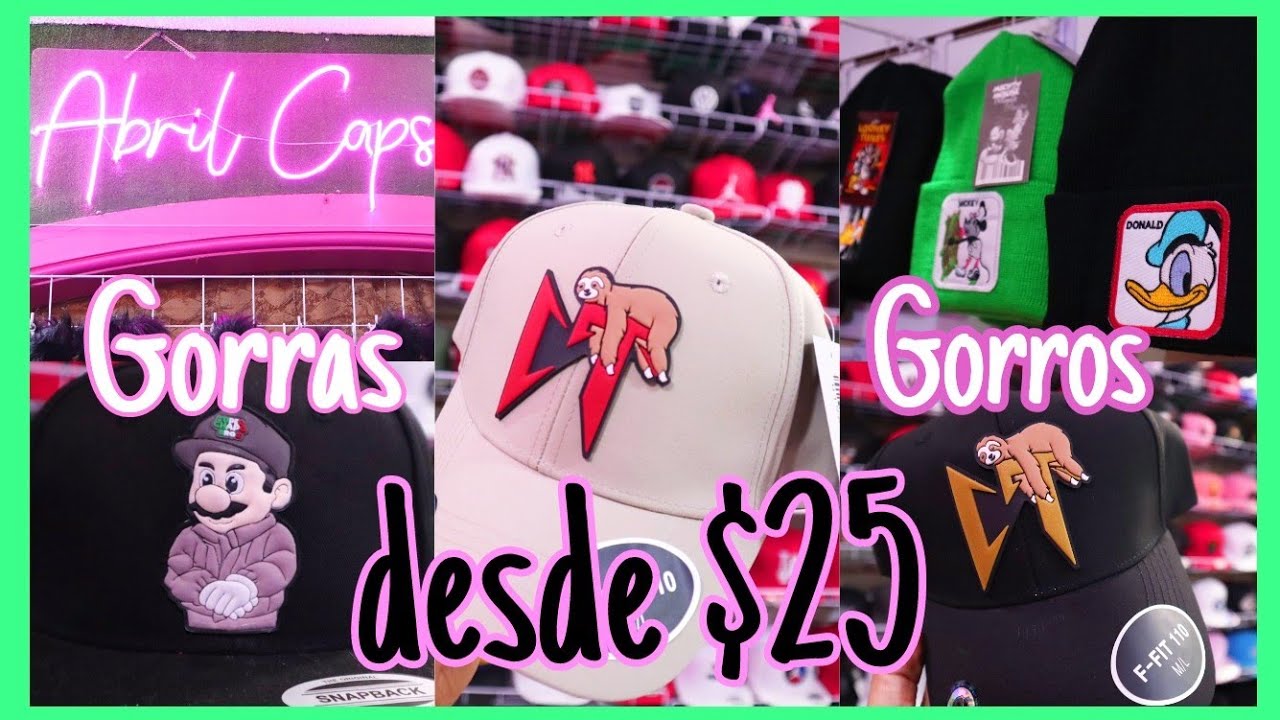 🧢 Las gorras más surtidas para iniciar tu negocio