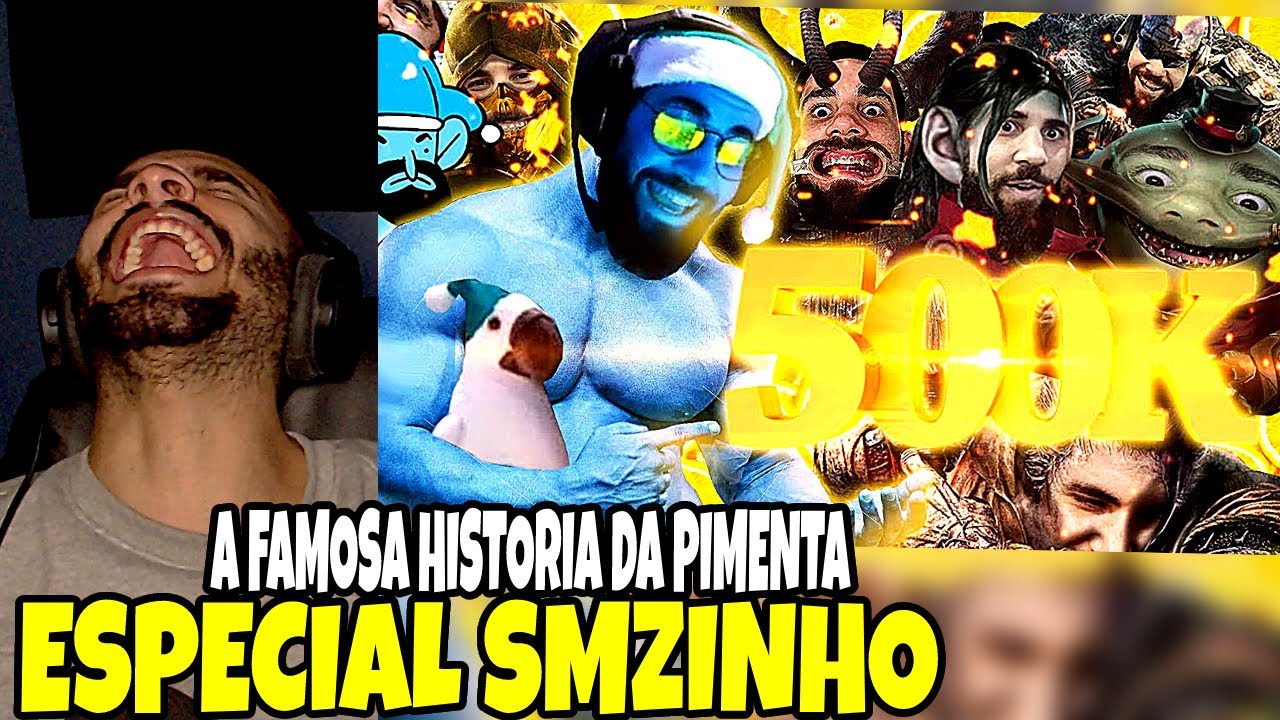 react smzinho especial 500k inscritos