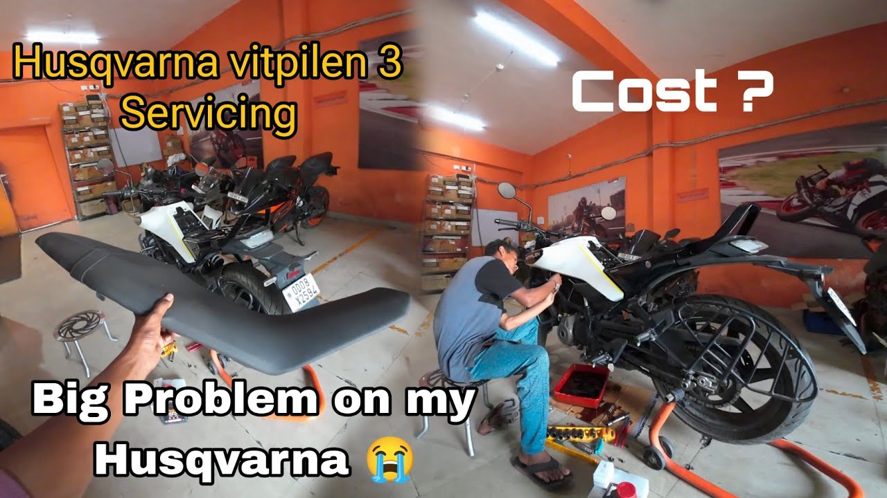 Husqvarna vitpilen 250 ka 3rd Servicing | Kya Cost aya ? | Bike me Problem aa gaya |@MusafirOD08
