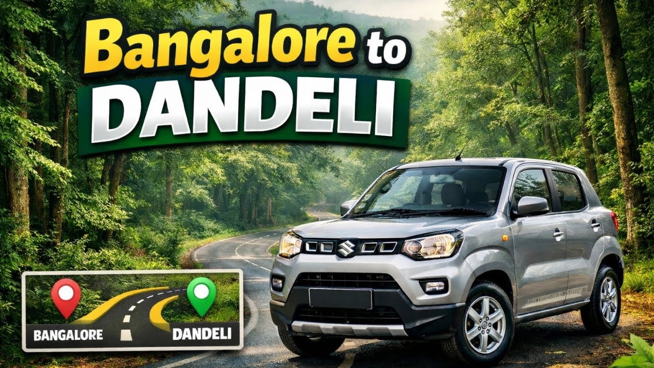 Bangalore to Dandeli Road Trip Part 1 | Scenic Forest Drive 🚗🌿 | Complete Road Journey Vlog