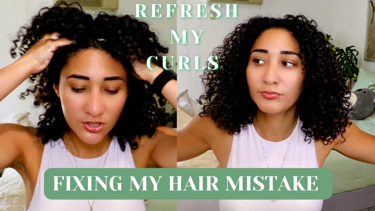 Getting Real About DIY Haircuts: Refreshing My Curly Locks! 🌀✂️Fixing my Mistake!