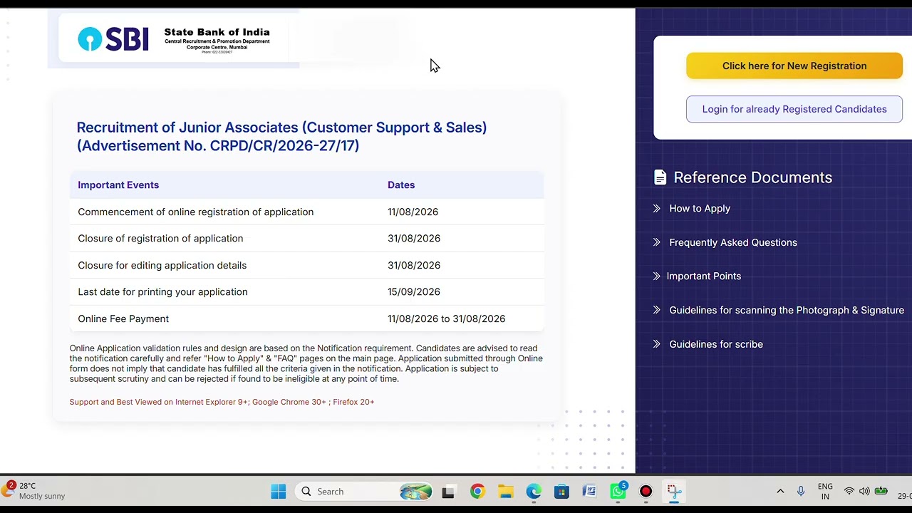 LAST DATE 106,620 VACANCIES APPLY SOON JUNIOR ASSOCIATE POST ONLINE APPLY