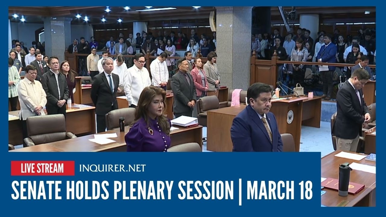 LIVE: Senate holds plenary session | March 18