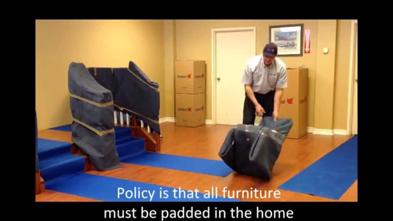 How to Blanket Wrap a Dining Room Chair - Highland Moving & Storage