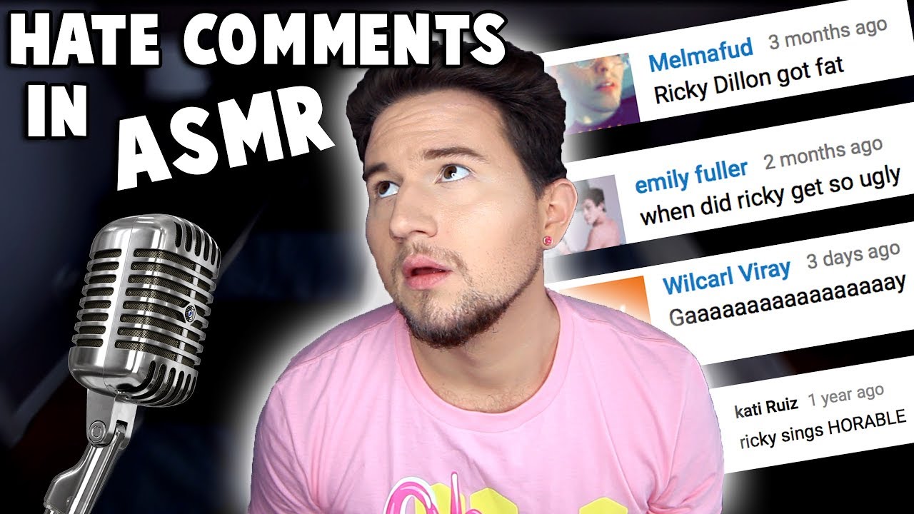 Reading HATE Comments in ASMR