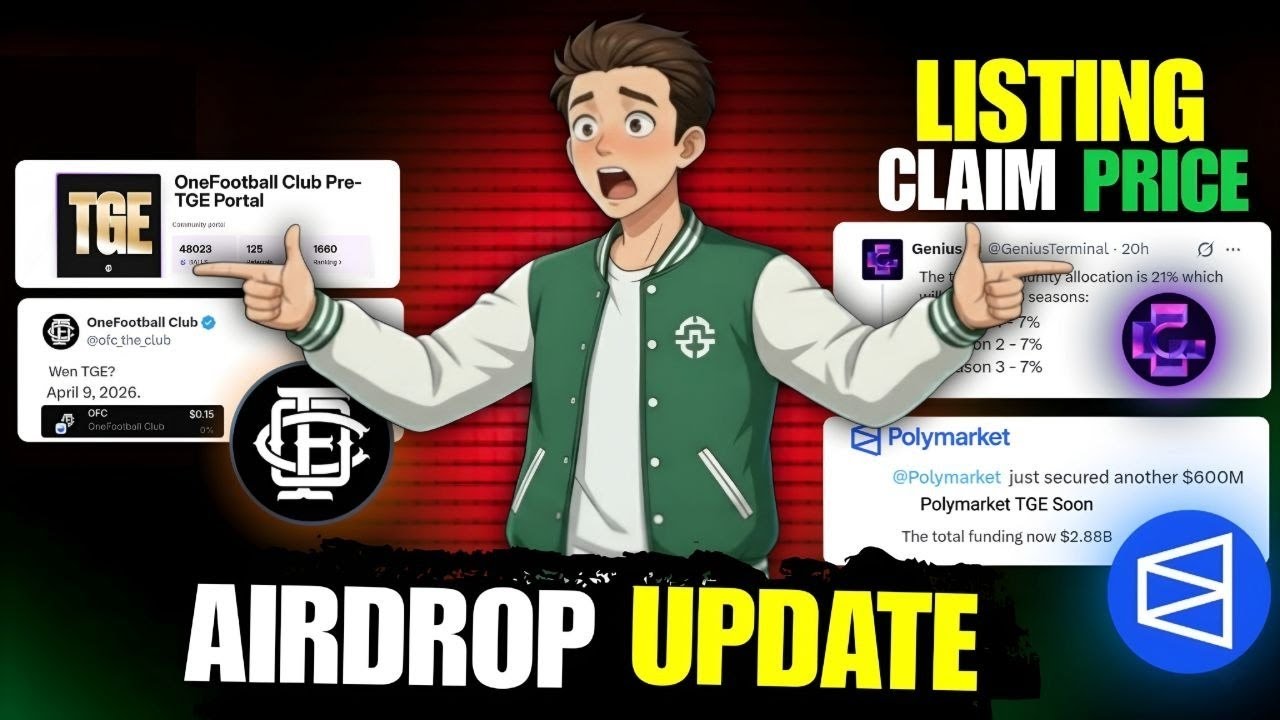 Onefootball Airdrop Listing Update | Onefootball Airdrop Price | Polymarket Airdrop Claim Update 