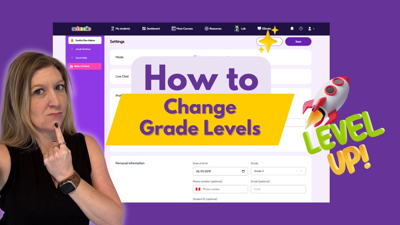 How to Change Grade Levels | SCHOOLIO DIGITAL