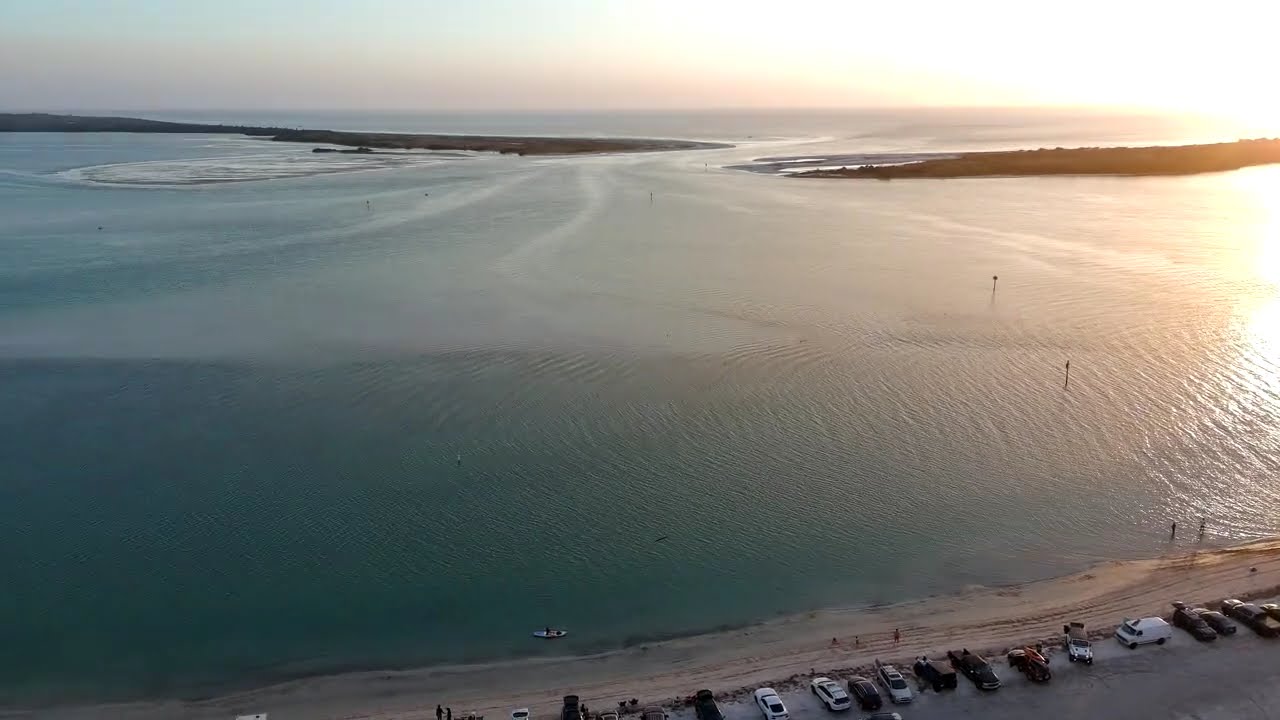 Dunedin Causeway at sunset
