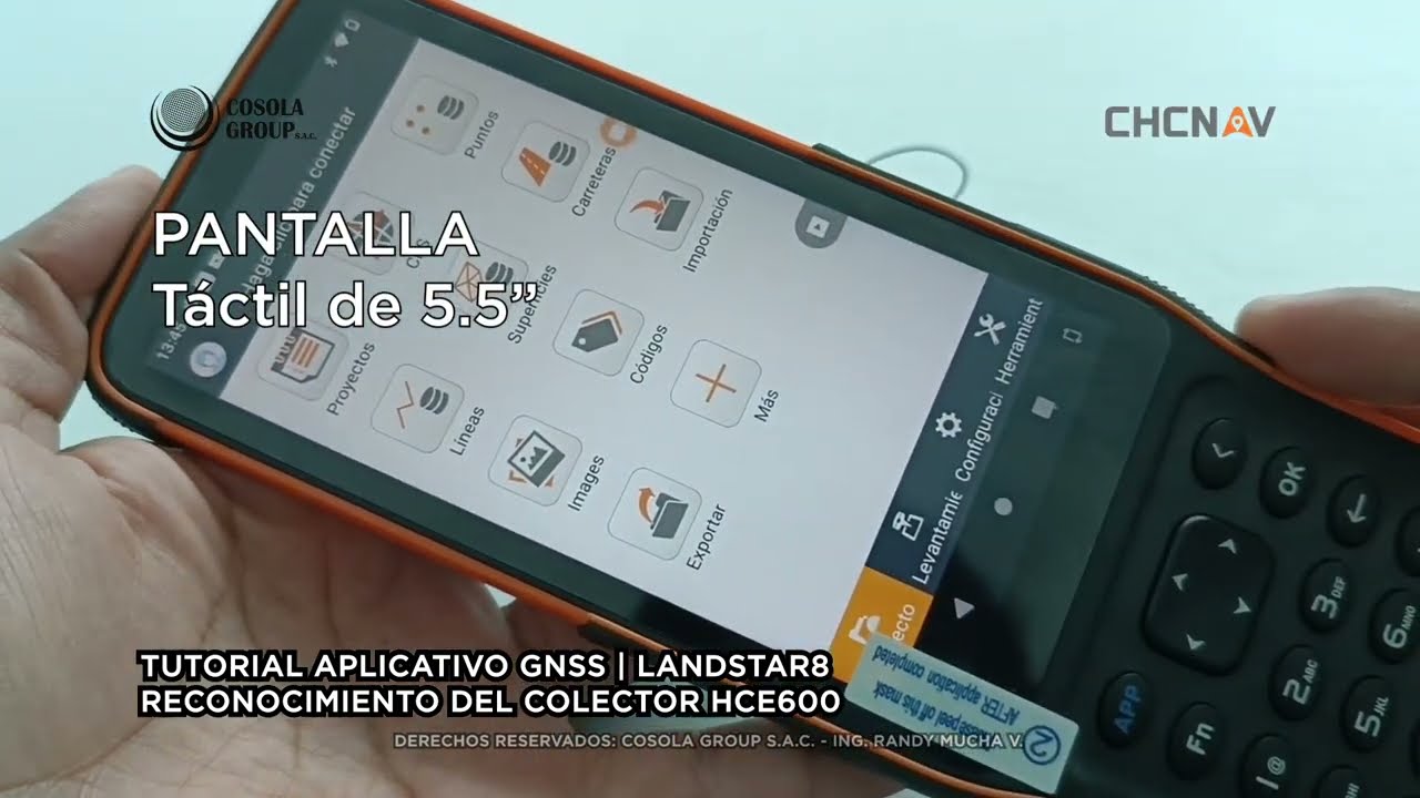 TUTORIAL | CHCNAV | COLECTOR HCE600 | RECONOCIMIENTO