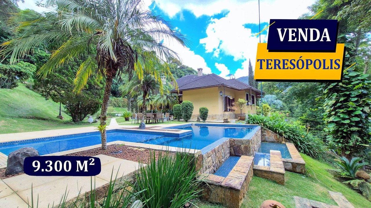 TERESÓPOLIS QUEBRA FRASCOS SENSACIONAL SÍTIO 9300M² LAZER PRIVATIVO 7 QUARTOS CONDOMÍNIO EXCLUSIVO