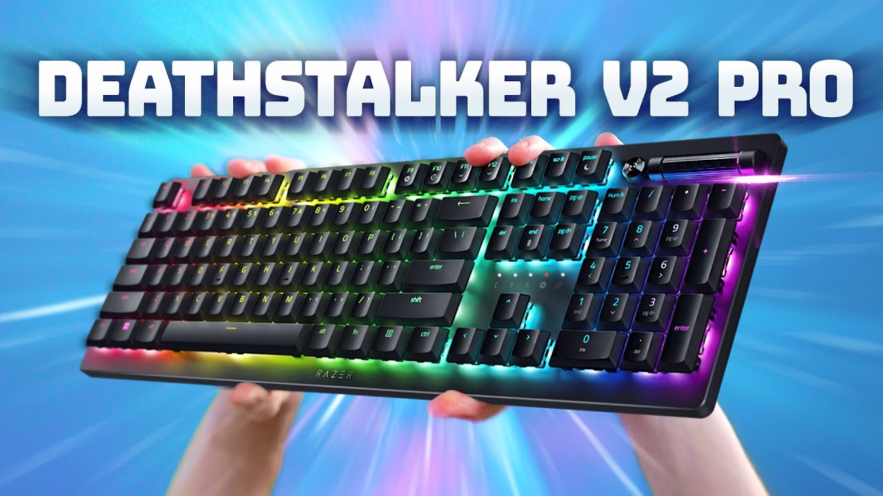 Обзор новой беспроводной клавиатуры Razer Deathstalker V2 Pro
