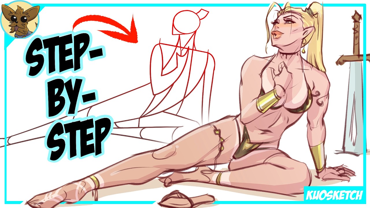 Beginner Figure Drawing | REILLY Method | 2 - Female Seated Poses