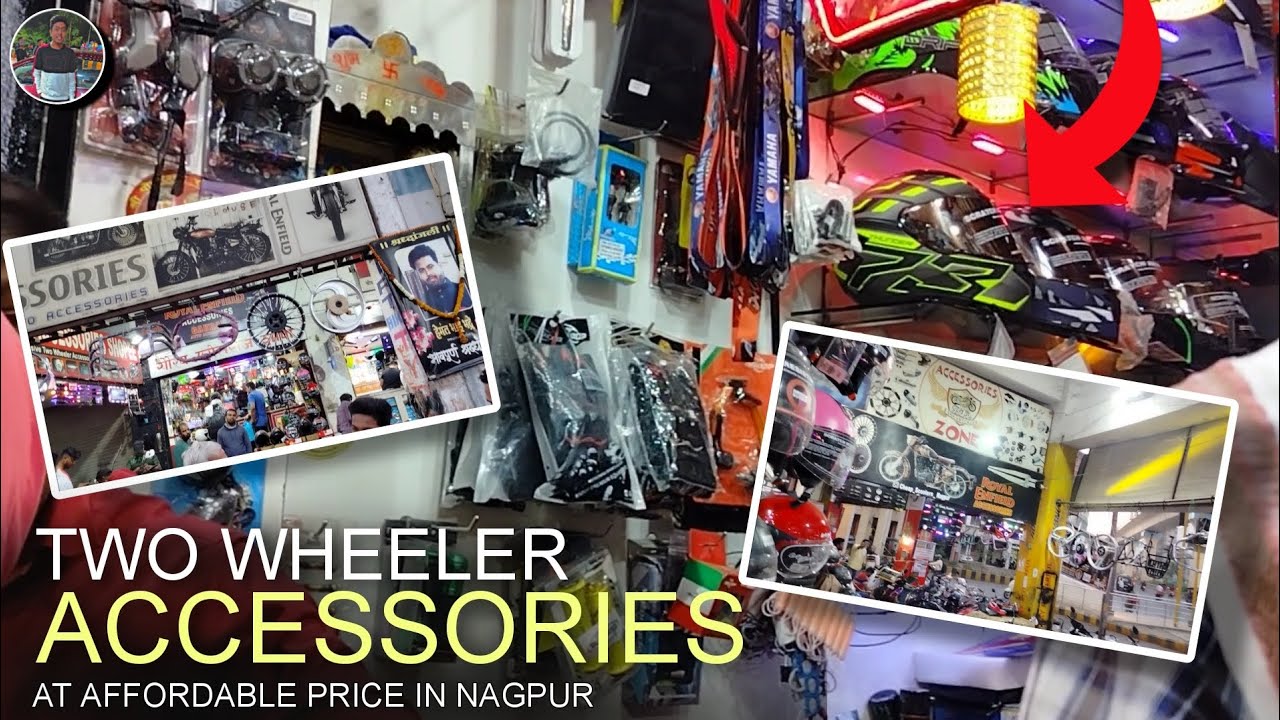 BEST TWO WHEELER ACCESSORIES IN NAGPUR 🤯 / AT AFFORDABLE PRICE 💸 / Orange City Vlogger 🍊