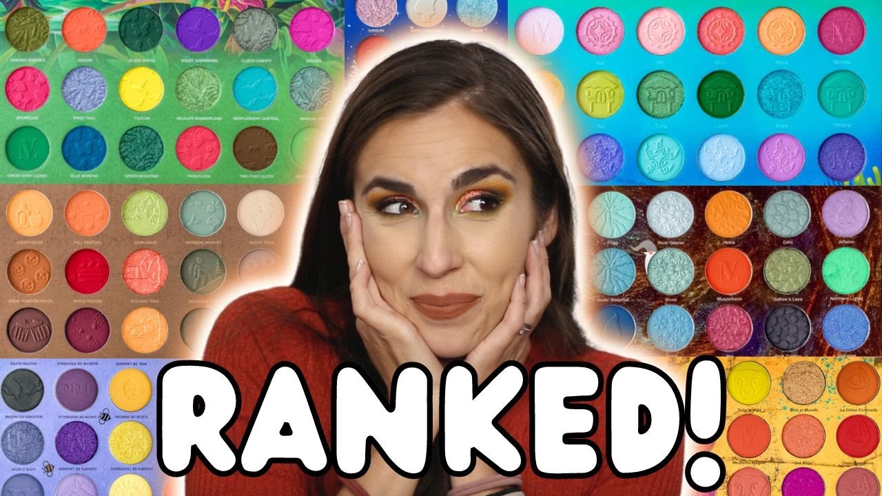 SHARING FROM WORST TO BEST| Ranking ALL My Nomad Cosmetics Palettes -- IT'S A LOT!
