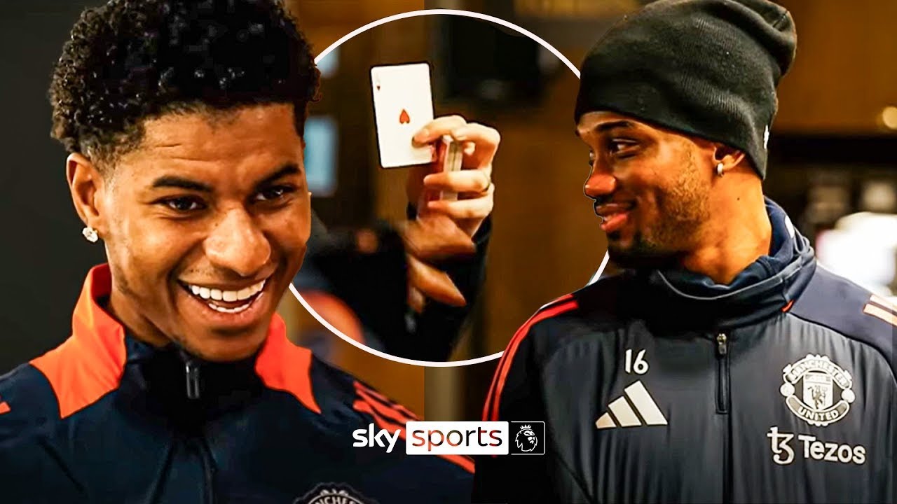 Man Utd players shocked by Steven Frayne's trickery! 🤯🃏