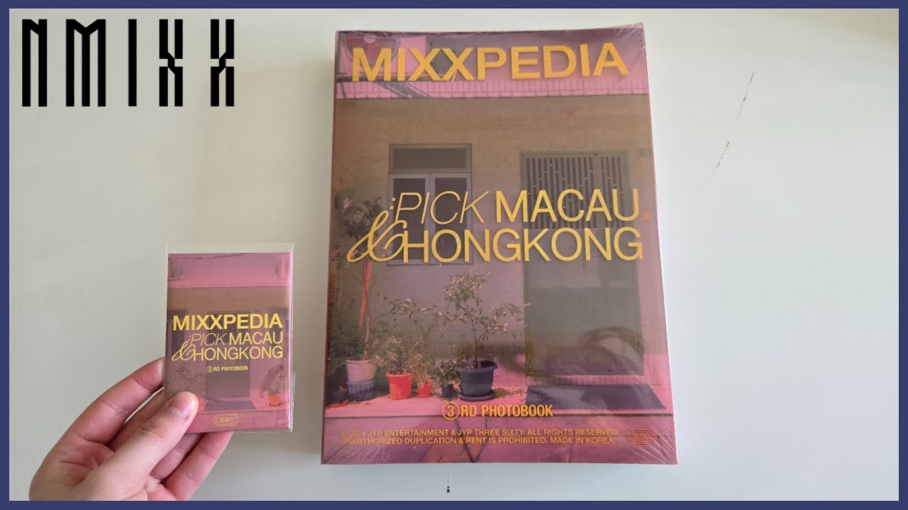 NMIXX 3RD PHOTOBOOK MIXXPEDIA : PICK MACAU & HONGKONG UNBOXING! 🎰📦