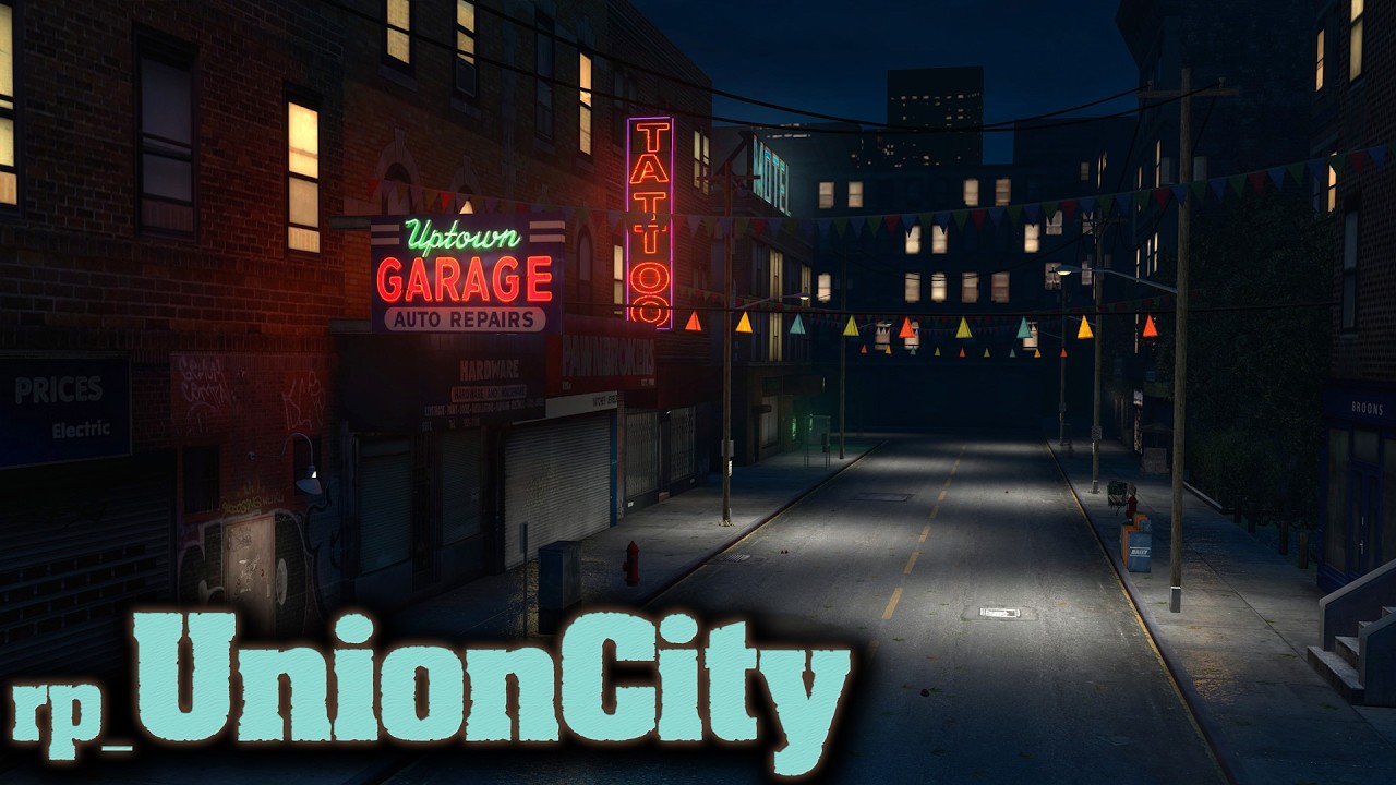 GMOD VR: Исследование rp_UnionCity (улицы, метро и секреты)