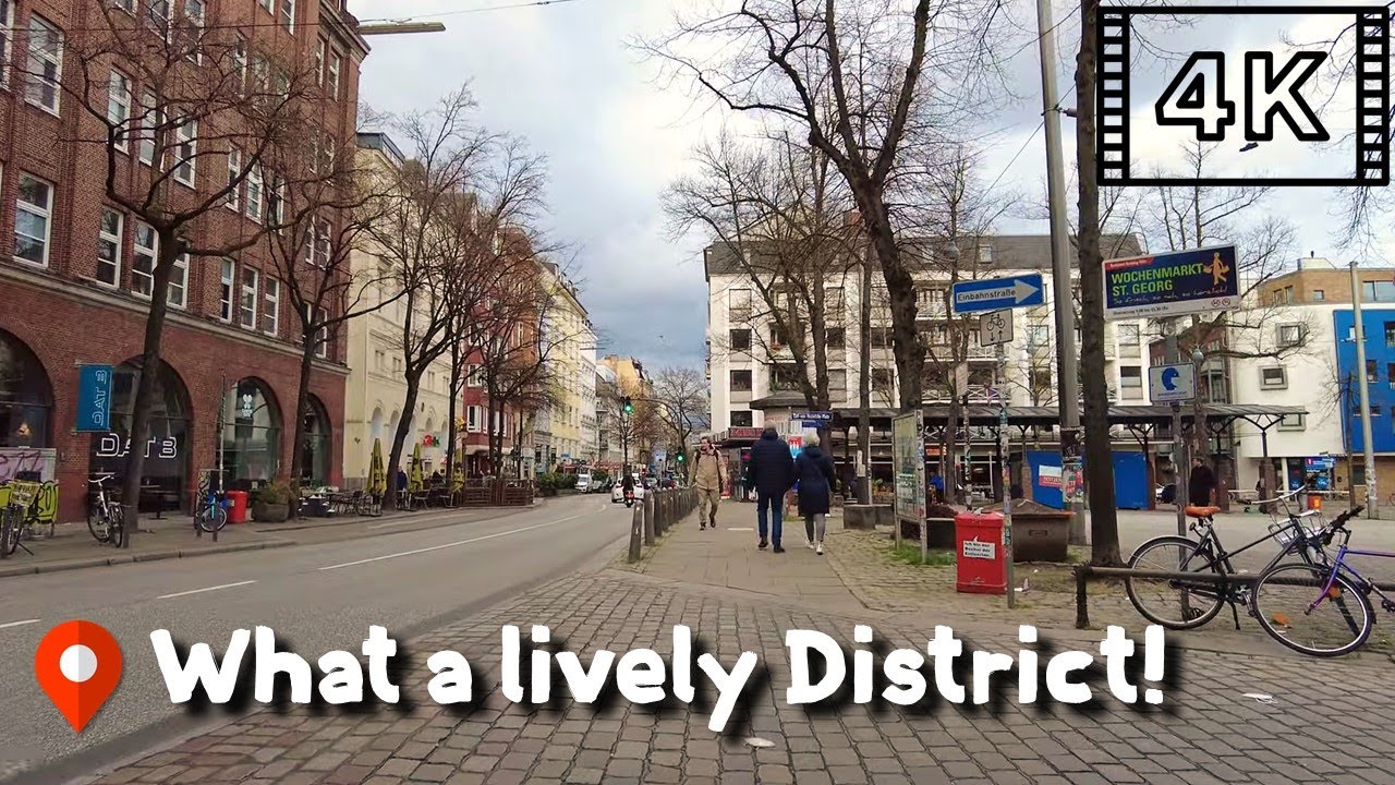 Walk in Hamburg St.Georg 🇩🇪 | 2022 | 4K·60p | Beautifully Different