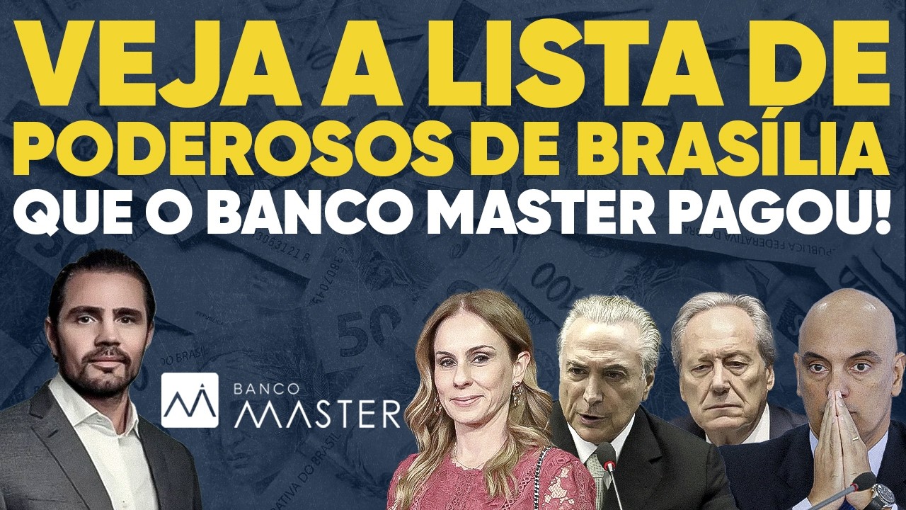 Insano 😱 Banco Master torrou MEIO BILHÃO com poderosos de Brasília!