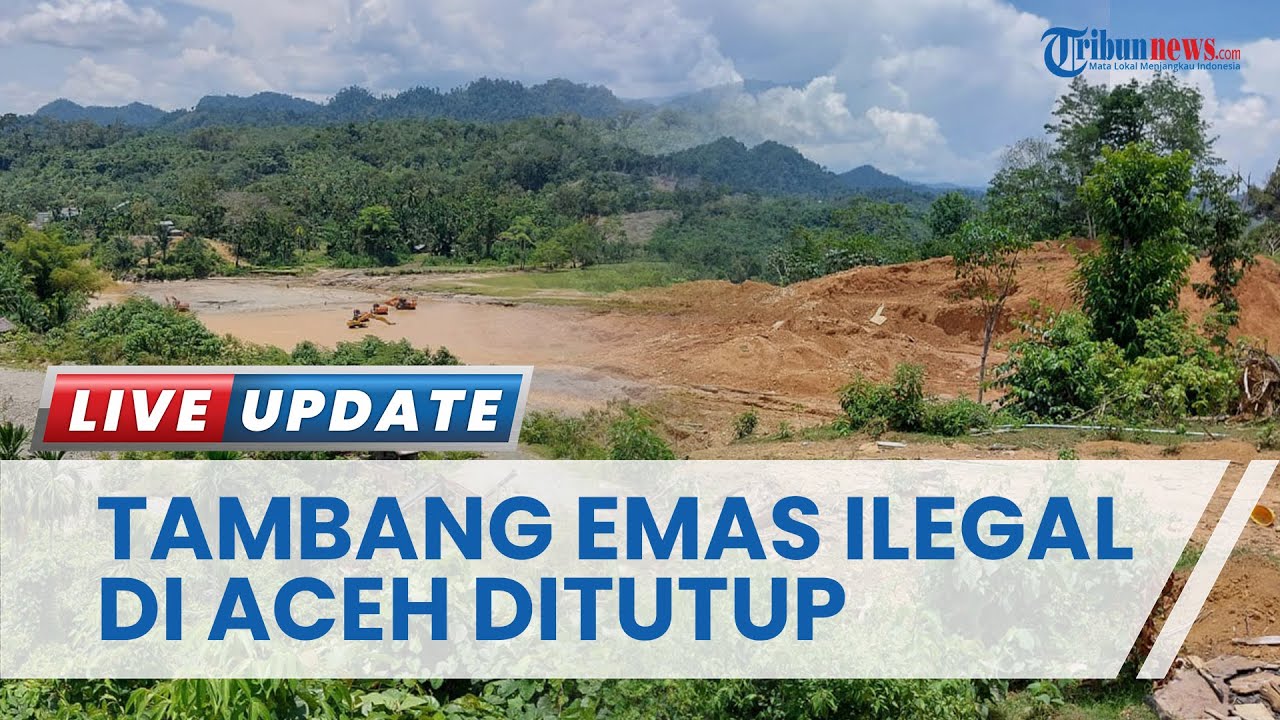 Tambang Emas Ilegal di Aceh Ditutup Paksa Polisi, Khawatir Timbulkan Korban Jiwa & Tanah Longsor