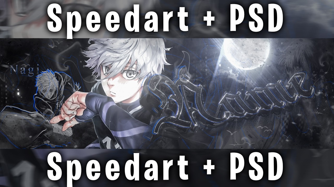 How I made this crazy Anime Header Speedart