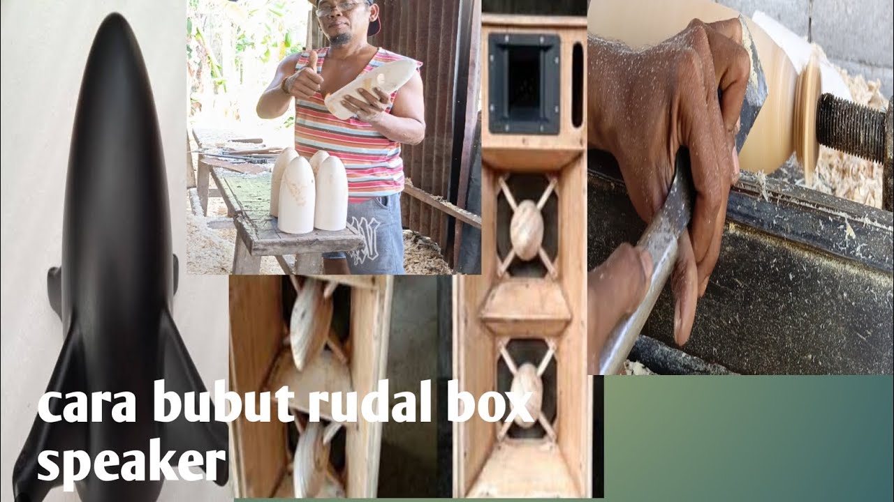 cara bubut rudal box speaker paling mudah