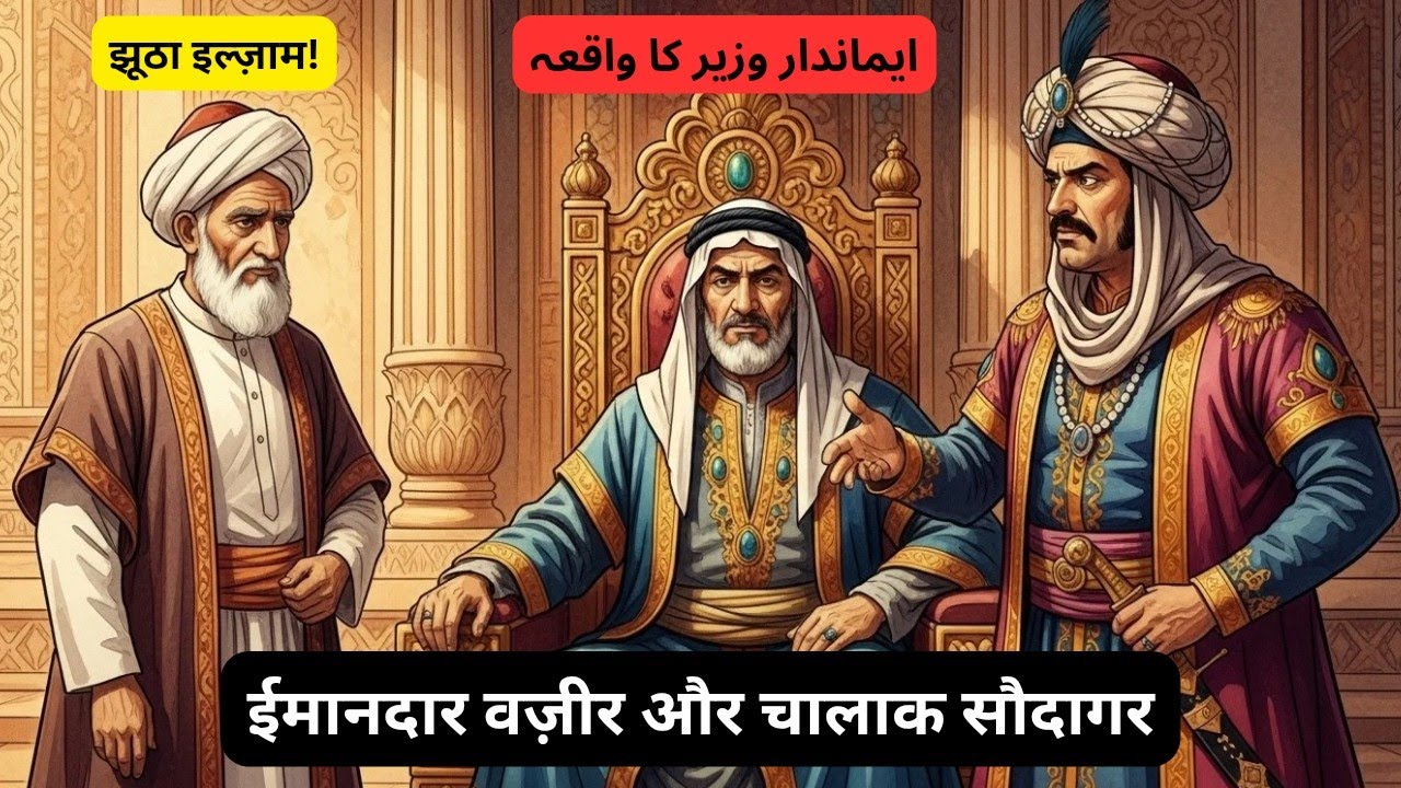 Imandaar Wazeer vs Chalak Saudagar | Islamic Story in Hindi | Allah Ki Madad 😱