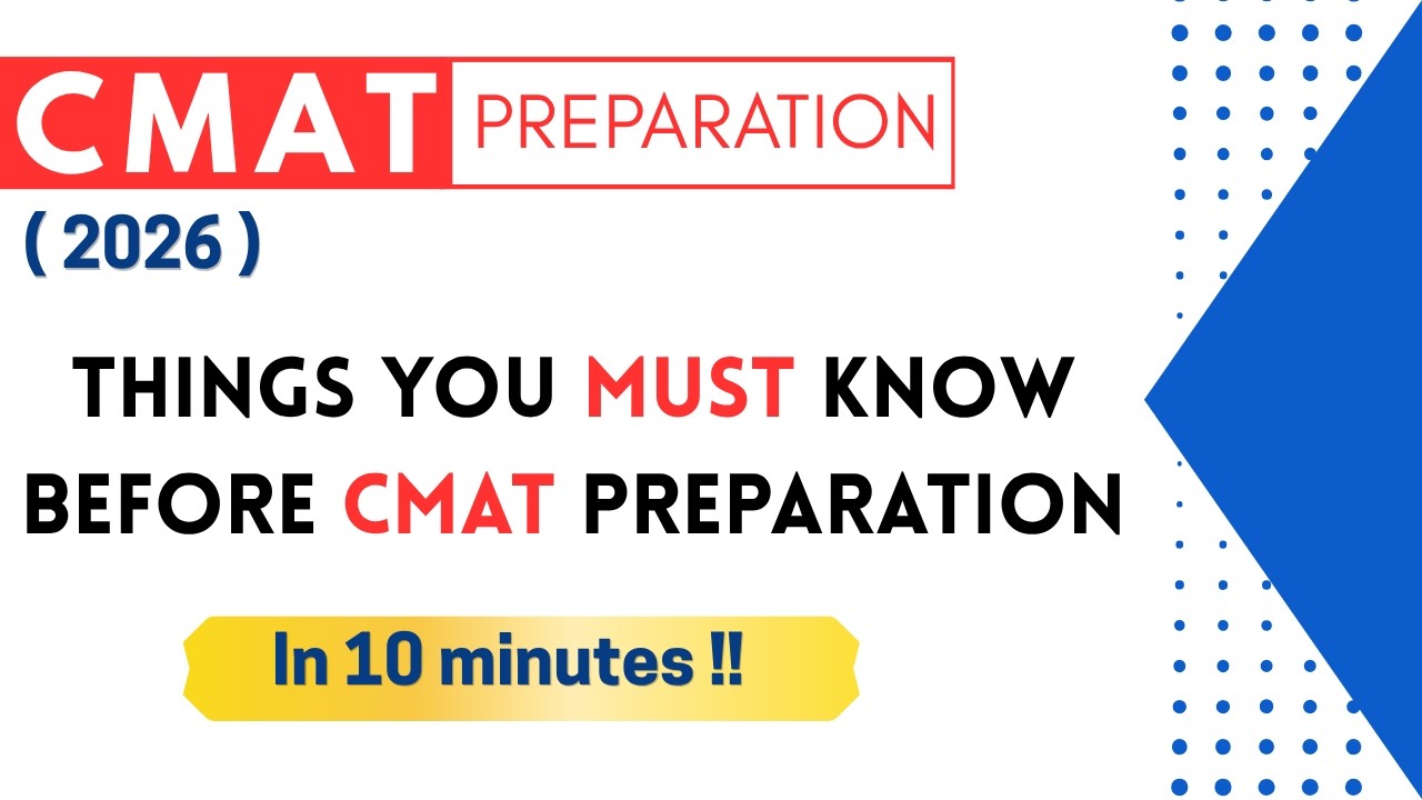 Things you MUST know before CMAT preparation | Full Guide to CMAT in Nepal 2026 |
