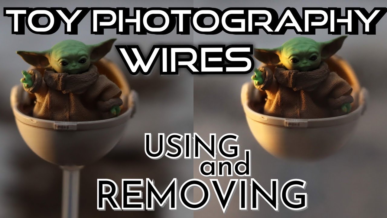 Toy Photography WIRES: Using & Removing