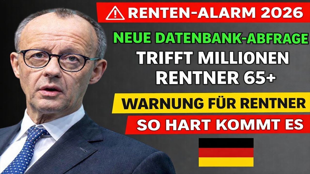🚨 Renten-Alarm 2026: Neue Datenbank-Abfrage trifft Millionen Rentner 65+