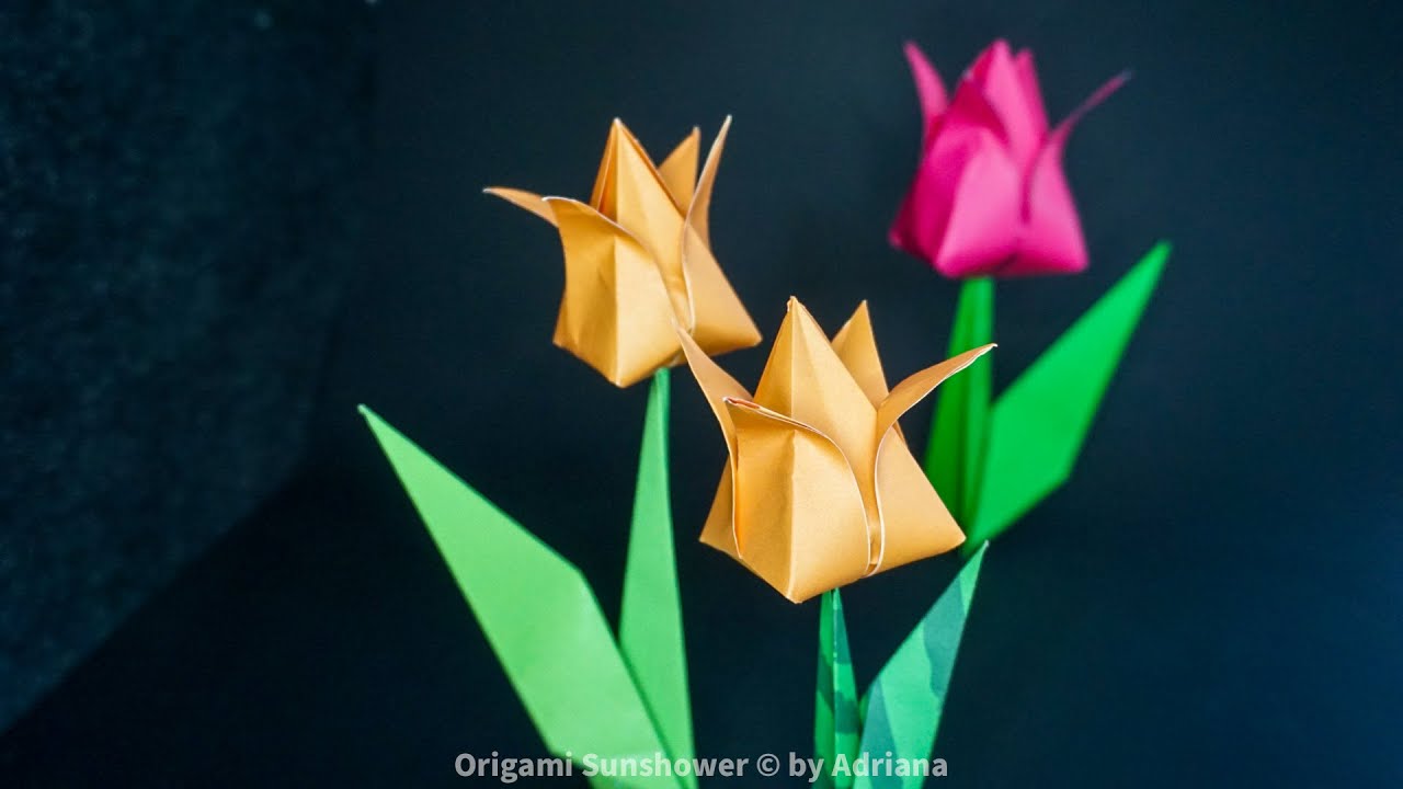 Origami Tulips