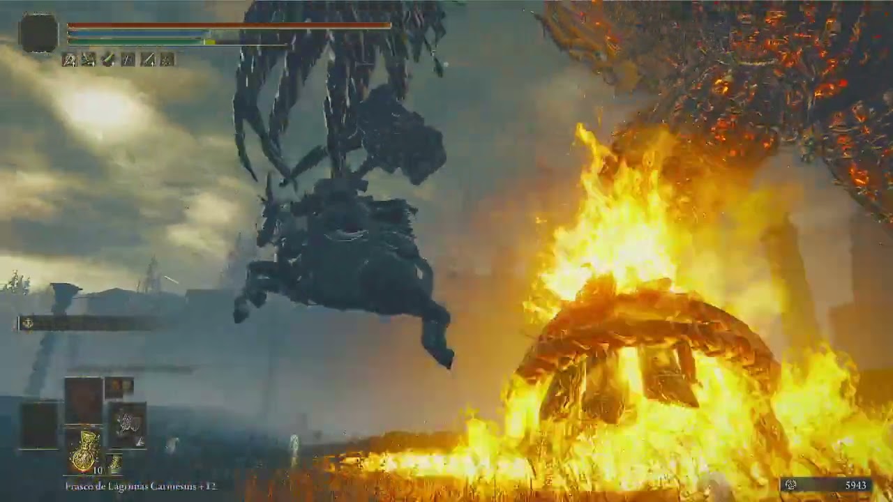 GOLEM FORNALHA DE FOGO VS BUILD MARRETÂO+TORRENT #ELDENRING #SOULSLIKE
