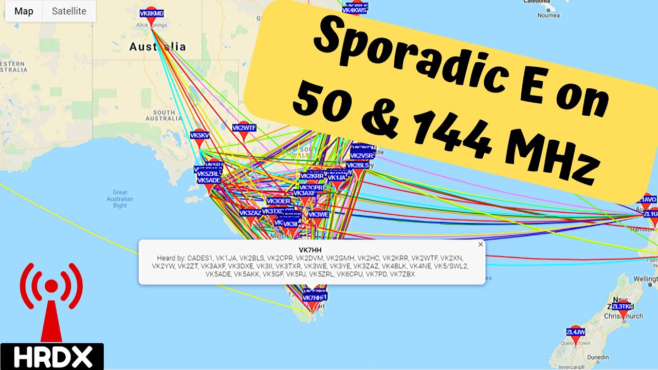 Ham Radio Sporadic E DX on 144 MHz