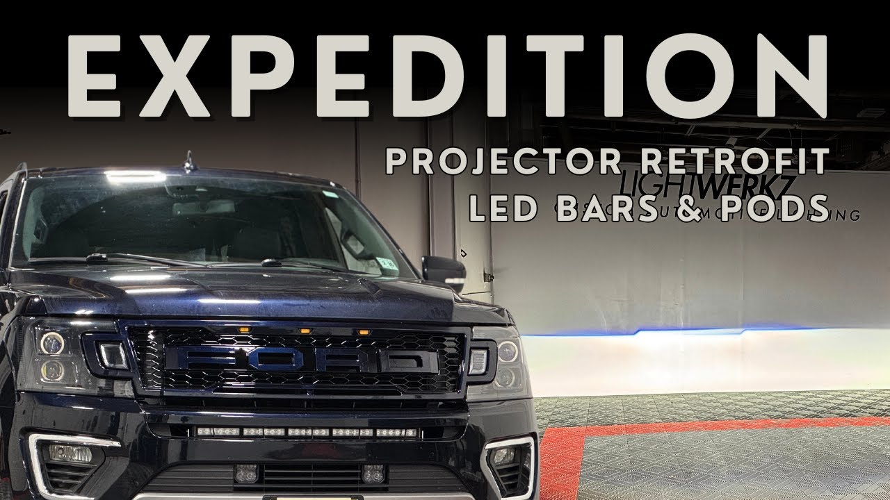 Ford Expedition — модернизация проектора + сценические модули и панели — обзор индивидуального ос...