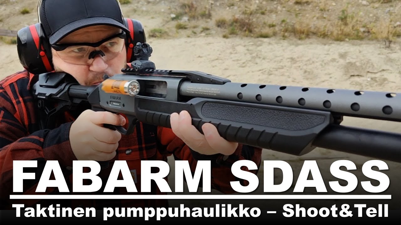 Fabarm SDASS taktinen pumppuhaulikko - Shoot&Tell