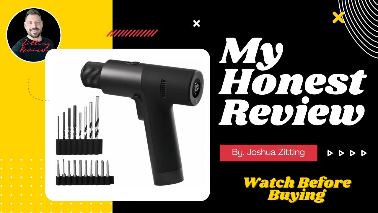 My Honest Review of HOTO Cordless Brushless Drill 12V, LED Display Screen | Zitting Reviews