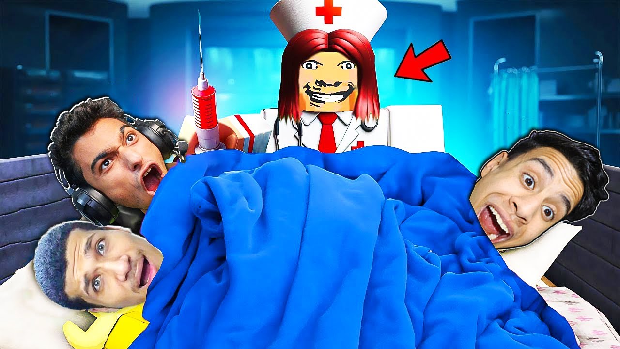 لعبة الغميضة التحول و الهروب الممرضة الشريرة ! (المستشفي المسكونة) في roblox !! 😱🔥
