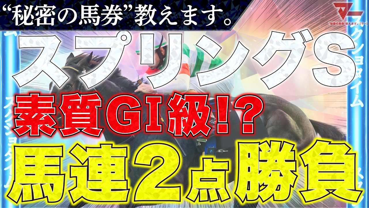 【スプリングステークス2026 予想】勝負馬券、教えます。