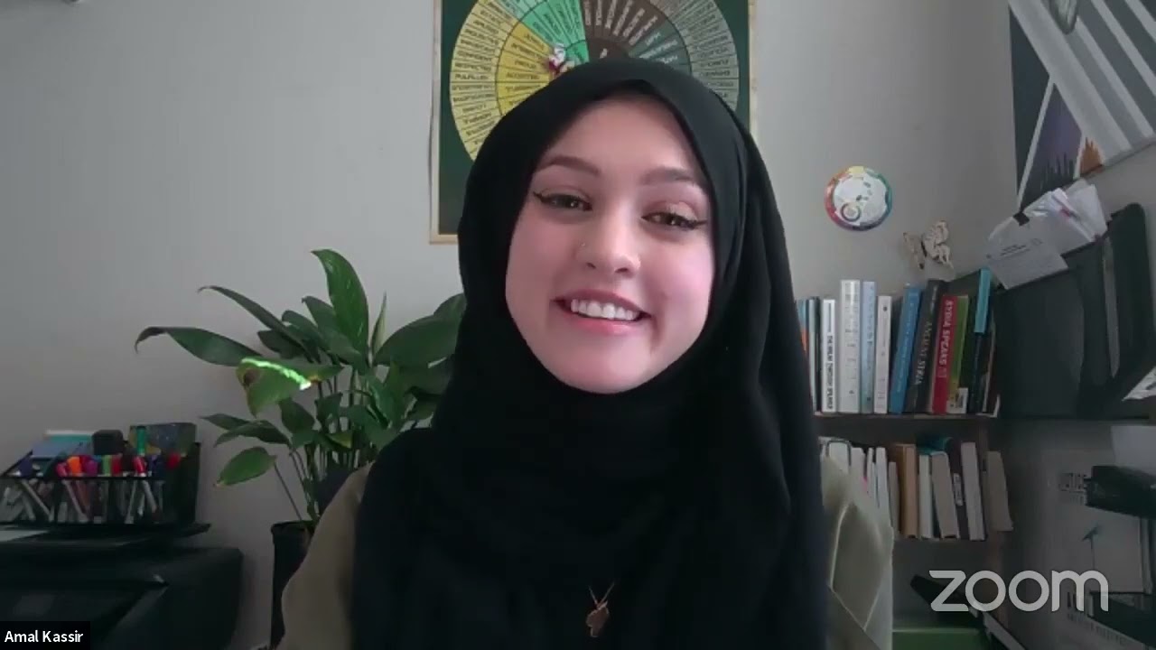 Amal Kassir reading the poem 