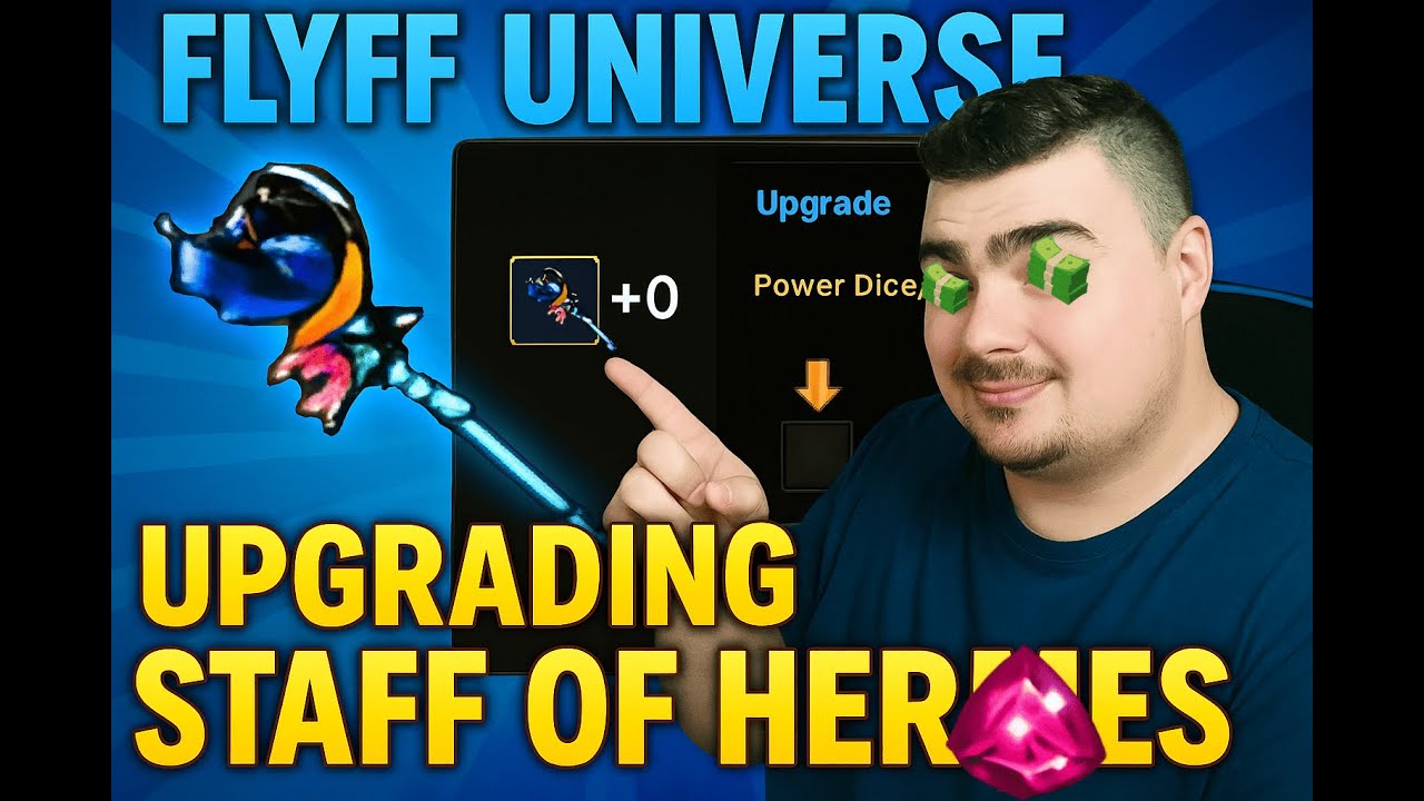 Flyff Universe - CONCH STAVE / HERNES STAFF UPPEN! Letzten Tage FWC! #flyff #flyffuniverse